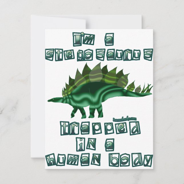 Sou um Stegossauro (Frente)