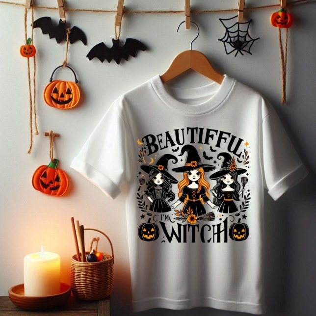 Sou uma bela camiseta de bruxa (I'm Beautiful witch T-shirt )