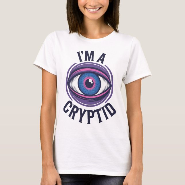 Sou uma camiseta Cryptid (Frente)
