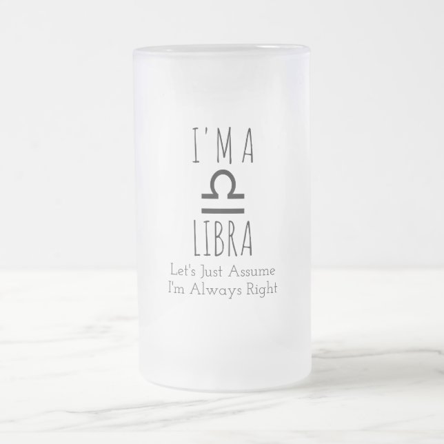 Sou uma caneca de vidro de Fosco Libra (Centro)