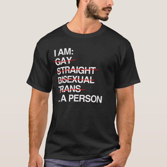 Sou uma pessoa camiseta (Frente)