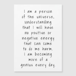 Sou Uma Pessoa Do Magnet De Estrelas Universas