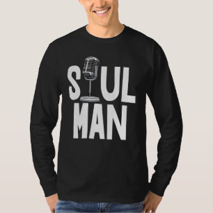 Soul Man On Air Tee Karaoke Mike Camisetas Mulhere