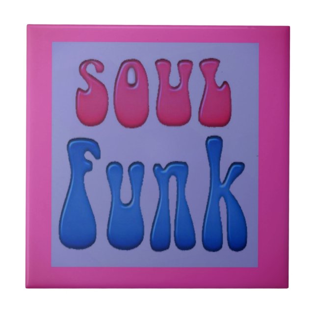 Soul Music Funky Palavras gráficas (Frente)