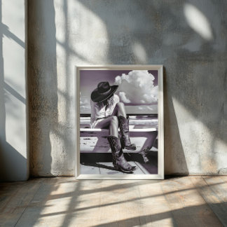 Soul Ocidental - Cowgirl Poster Impressão