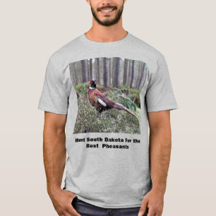 South Dakota Pheasant caçando camiseta masculina