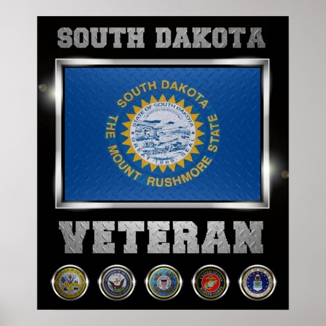 South Dakota Veteran poster (Frente)