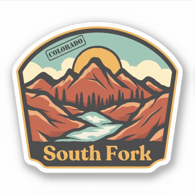 South Fork, Adesivo do Colorado (Frente)