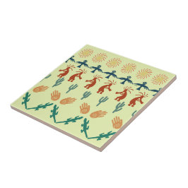 Southwest American Indian Tribal Petroglyphs Art