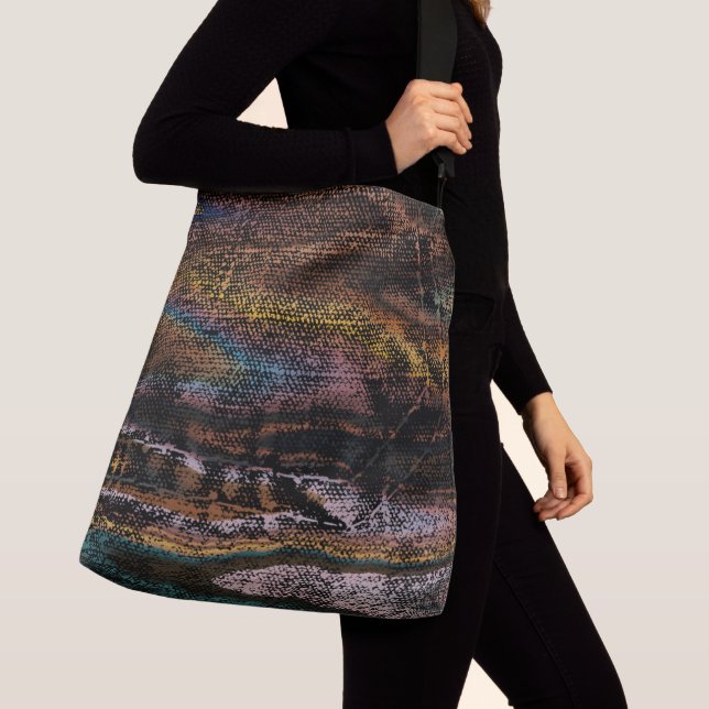 Southwest Crossbody Tote Bag (Close Up)