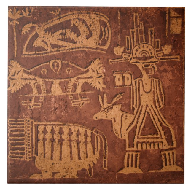 Southwest Native American Petroglyh  (Frente)