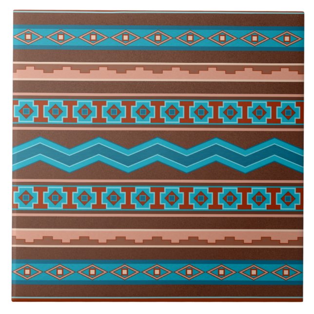 Southwest Style Geometric Cameron Gorge Design (Frente)