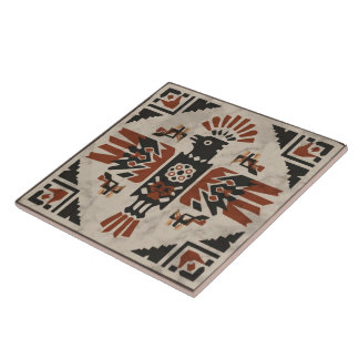 Southwest Tribal Eagle Geometric Ancestral Symbol