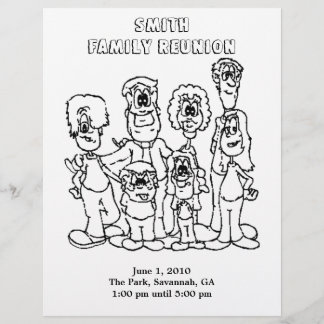 Souvenir página de colorir união familiar