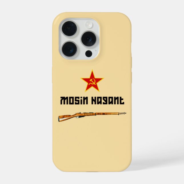 Soviet Mosin Nagant Rifle Phone Case (Verso)