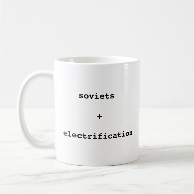 Sovietes + Caneca da electrificação (Esquerda)