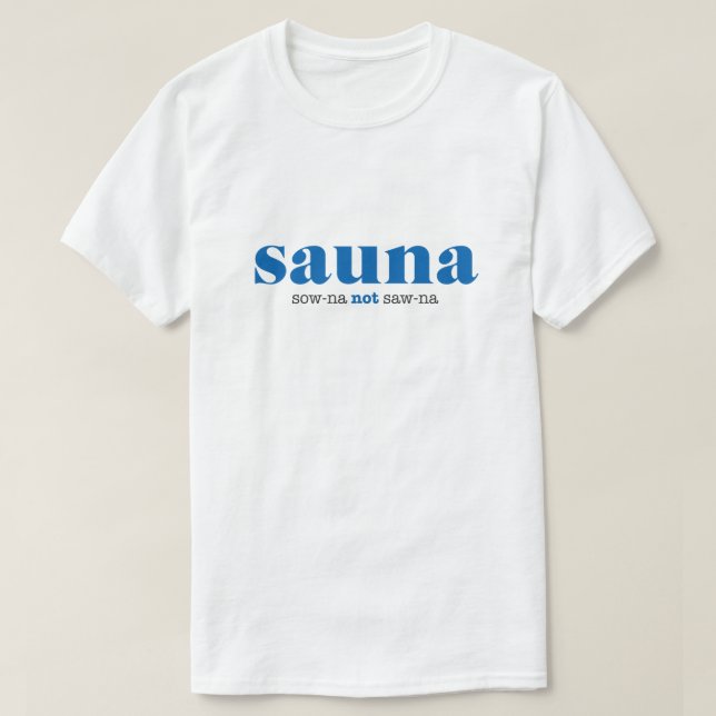 Sow-na não Camisa Saw-na (Frente do Design)