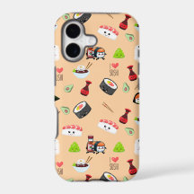 Soy apaixonado por Kawaii Sushi amarelo fofo