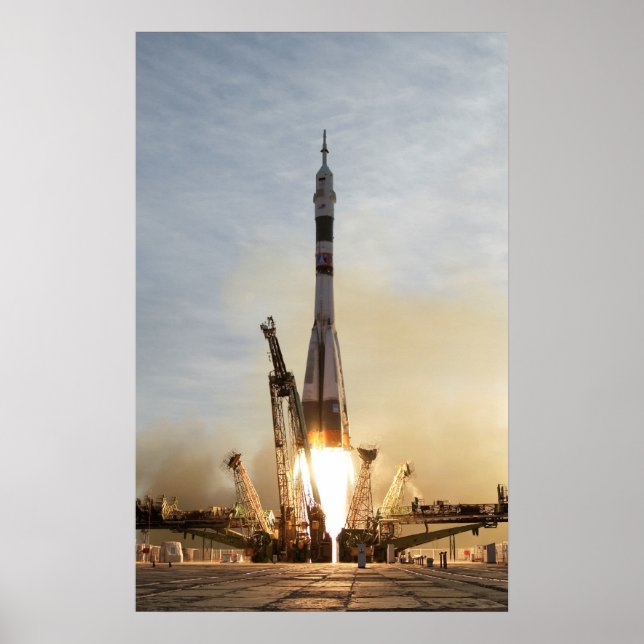 Soyuz TMA-5 launch Poster Spaceship (Frente)