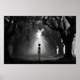 Sozinho no bosque - Poster do Encontro de Alieníge