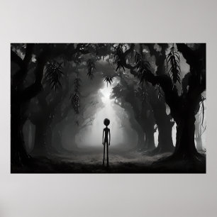 Sozinho no bosque - Poster do Encontro de Alieníge