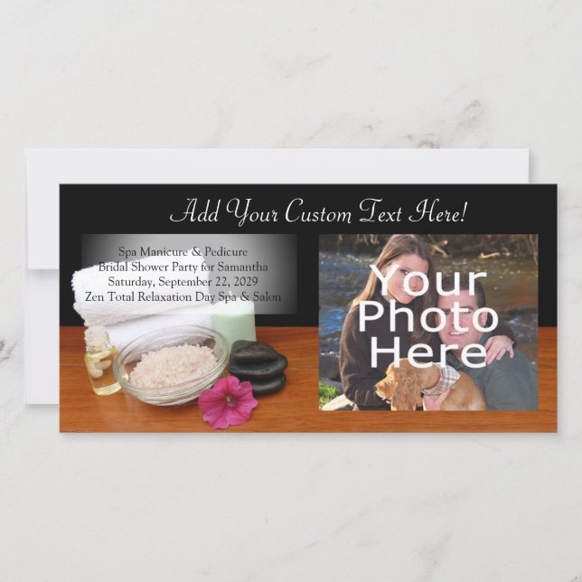 Spa/Massagem/Cena de Salão de Pico Preto/Cor (Frente)