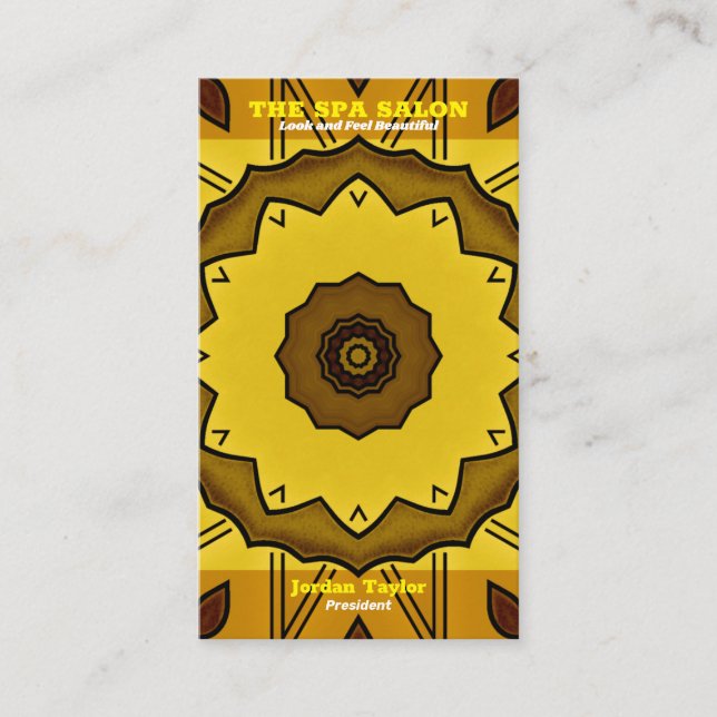 Spa Salon Cartão de visita (Frente)