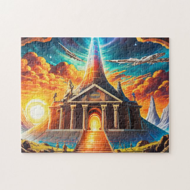 Space Art 3 Emojis Easy Brain Art Quebra-cabeça Fo (Horizontal)