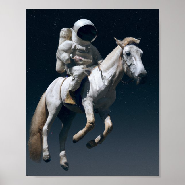 Space Cowboy Poster Original Artista Trabalho de a (Frente)