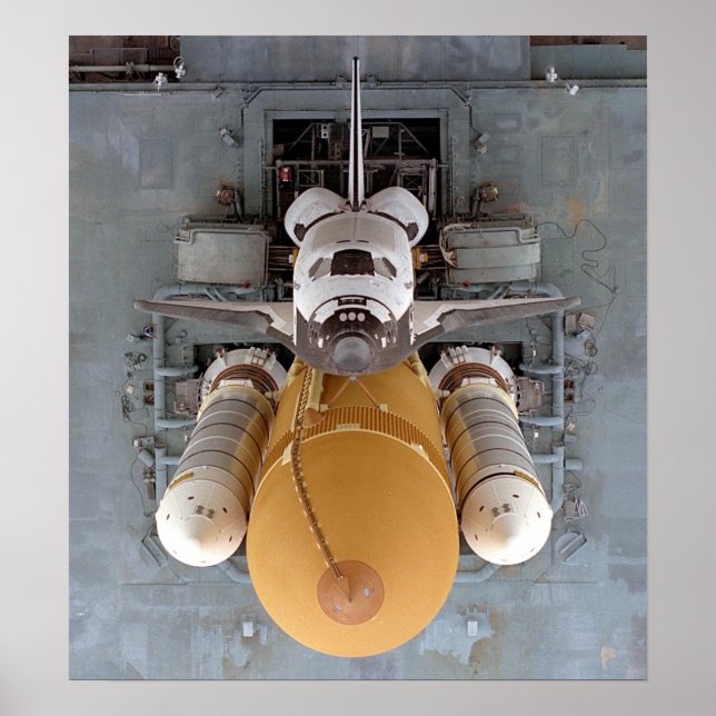 Space Shuttle Atlantis Poster (Frente)