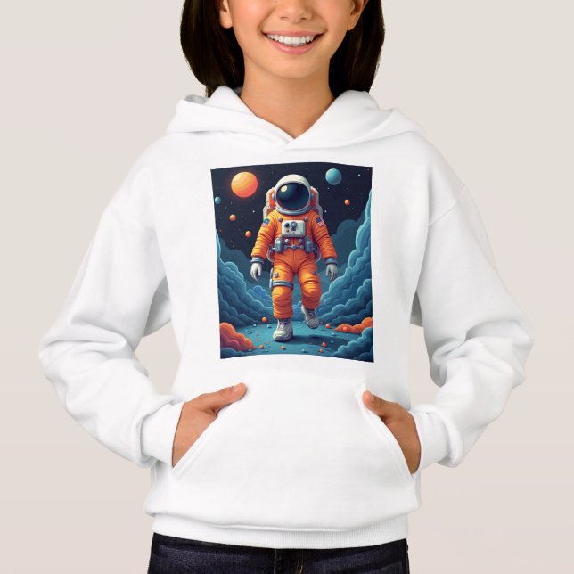 Spaceman Pullover Hoodie (Frente)