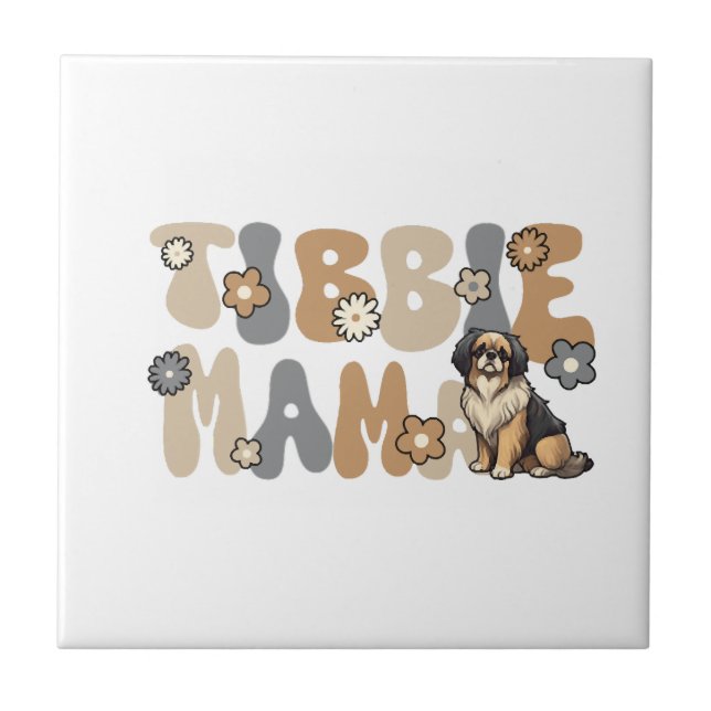 Spaniel Tibetano Tibbie Mama Groovy (Frente)