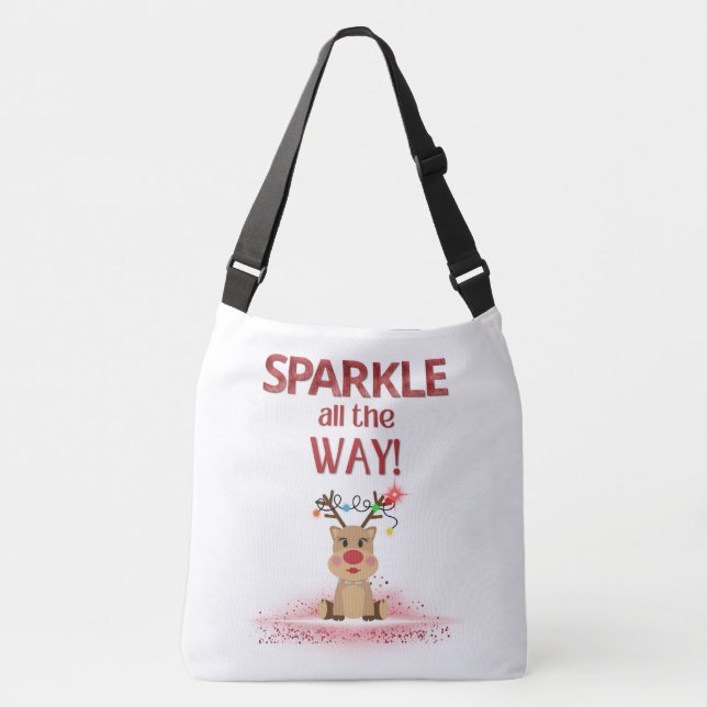 Sparkle All Way Reindeer Bolsa (Frente)