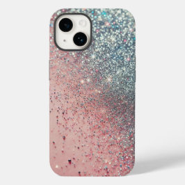 Sparkle em rosa: Glittery Glam for Your Phone