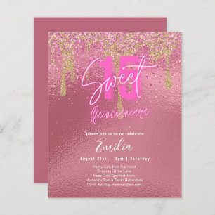 Sparkles Sweet16 Bonito Girly Pink 16th Birthday