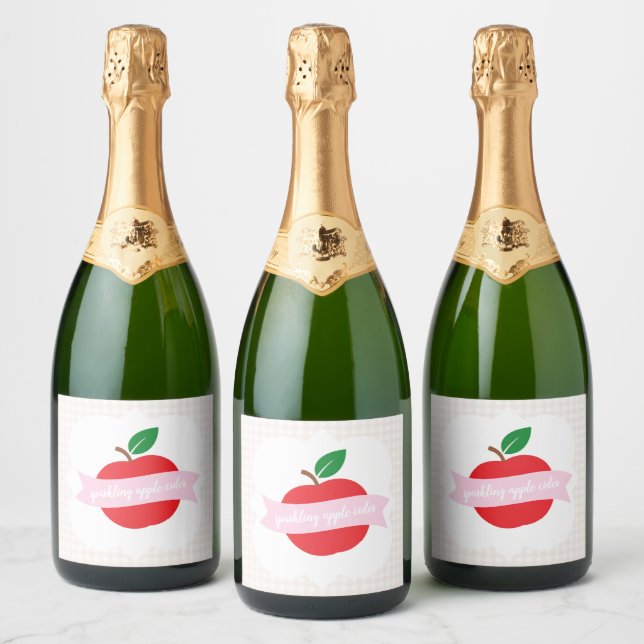 Sparkling Apple Cider Girls Birthday (Garrafas)