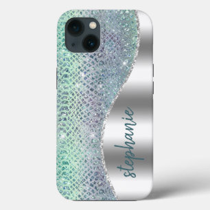 Sparkly Diamond Snakeskin Personalizado