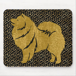 SPARKLY THANK LAPPHUND faux foil mousepad