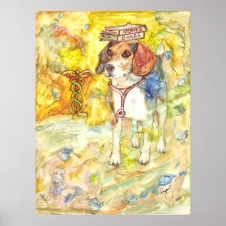 Sparky vai para a poster da faculdade de medicina