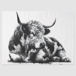 Spartacus, o Papel Tecido Grande Negro e Branco