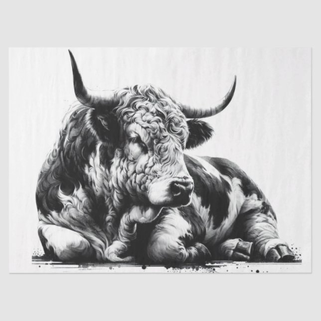 Spartacus, o Papel Tecido Grande Negro e Branco (Frente )