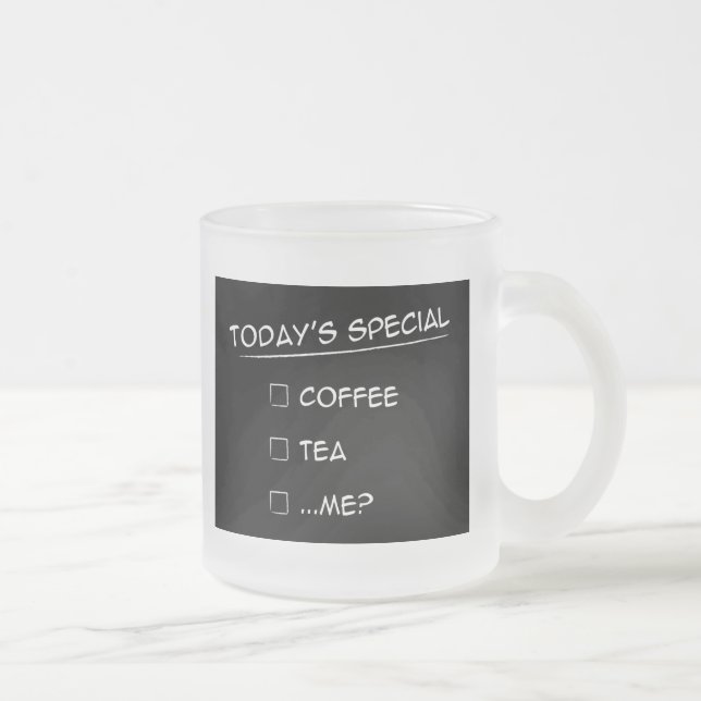 Special de hoje: Café, chá ou… mim? Caneca (Direita)