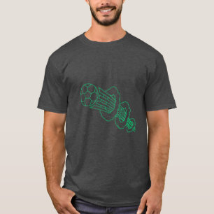 Speed Shot: Camiseta de Arte do Chute Poderoso