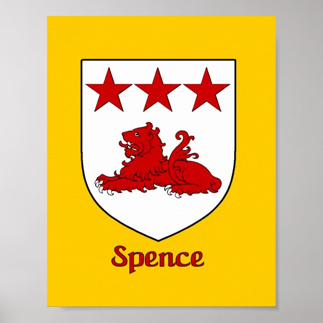 Spence Family Shield Impressão (Frente)