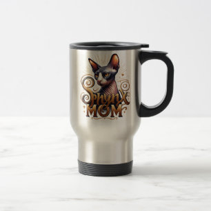 Sphynx Cat Mãe Caneca de viagem Dia de as mães com