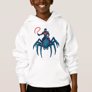 Spider Rider Hoodie - Cartografia de Ação Neon