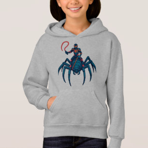 Spider Rider Hoodie - Cartografia de Ação Neon