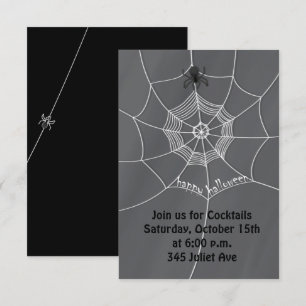 Spider Spooky no Convite Web Spider