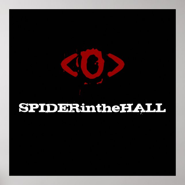 SPIDERintheHALL eye poster (Frente)