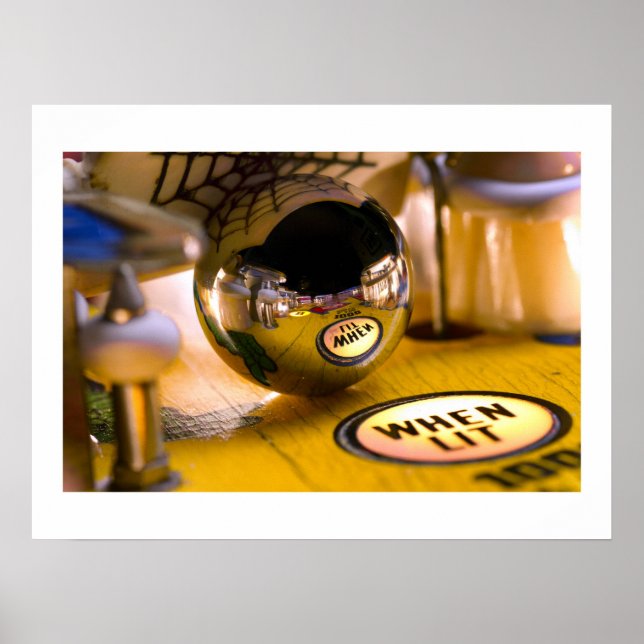 Spidy Spin pinball poster (Frente)